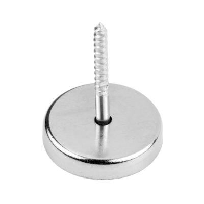 Magnet Ferrit Ø40 mm med Ø5,5 mm försänkt hål